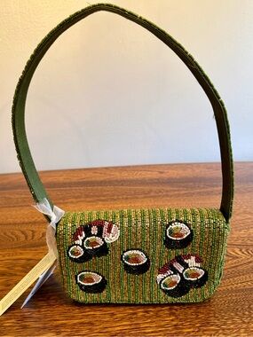 Viral Hard to Find Hand Beaded Sushi Shoulder Bag